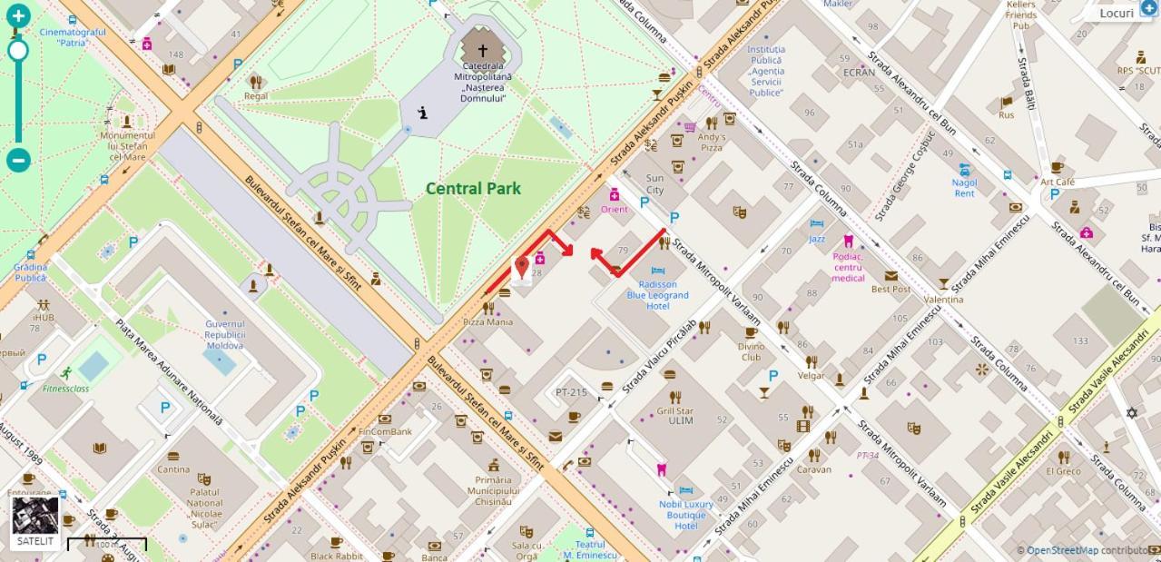 Ultra Central Park Apartments Kisinyov Kültér fotó